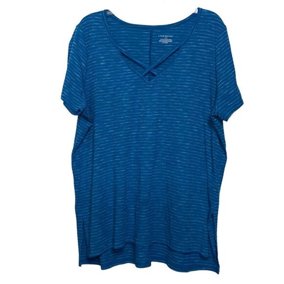 LANE BRYANT Striped Strappy Top - Picture 6 of 7